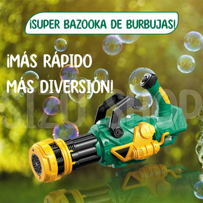 Super Bazooka automática de burbujas