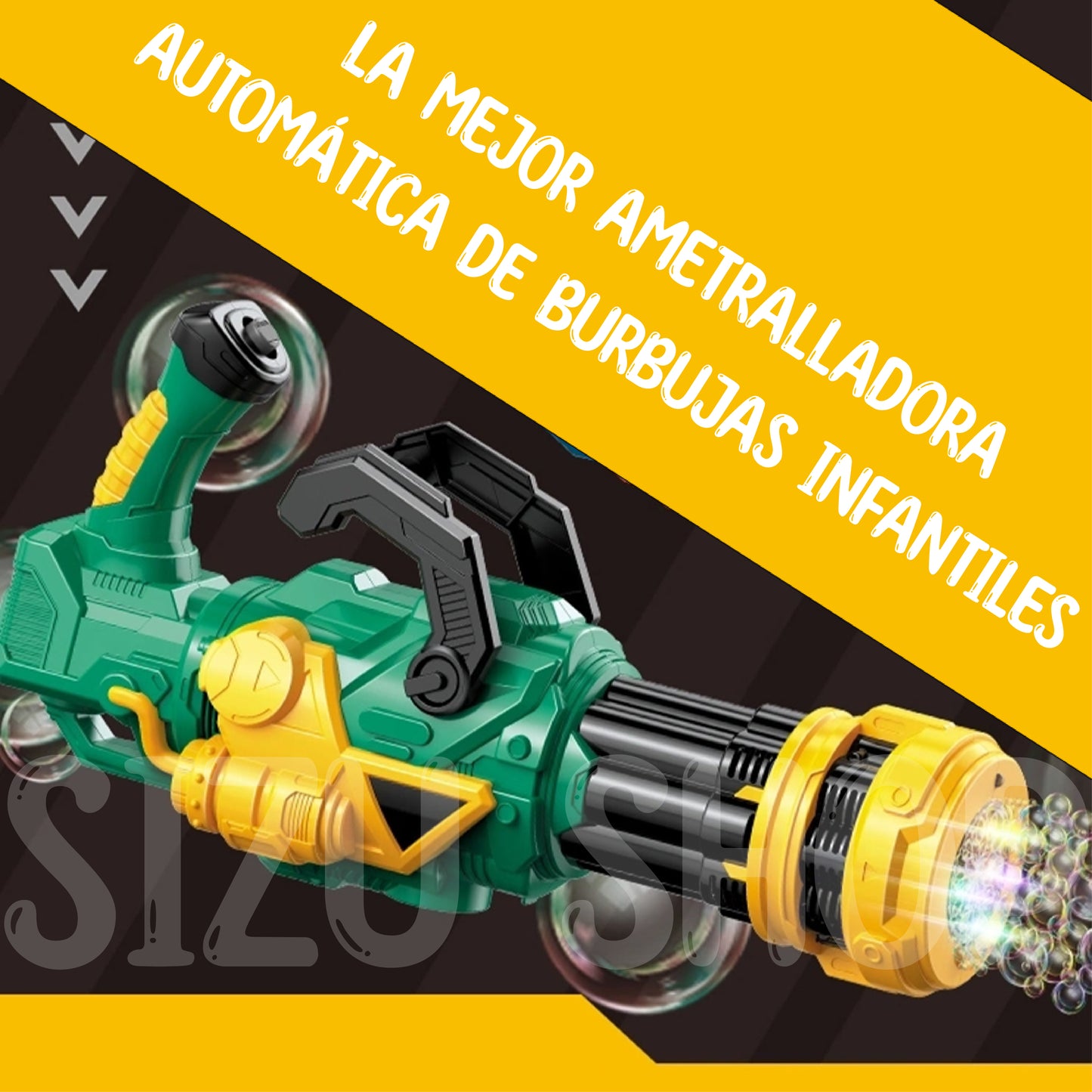 Super Bazooka automática de burbujas