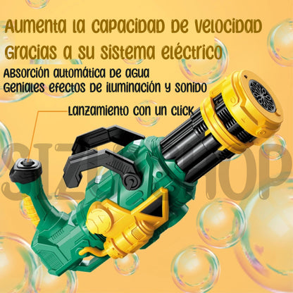 Super Bazooka automática de burbujas