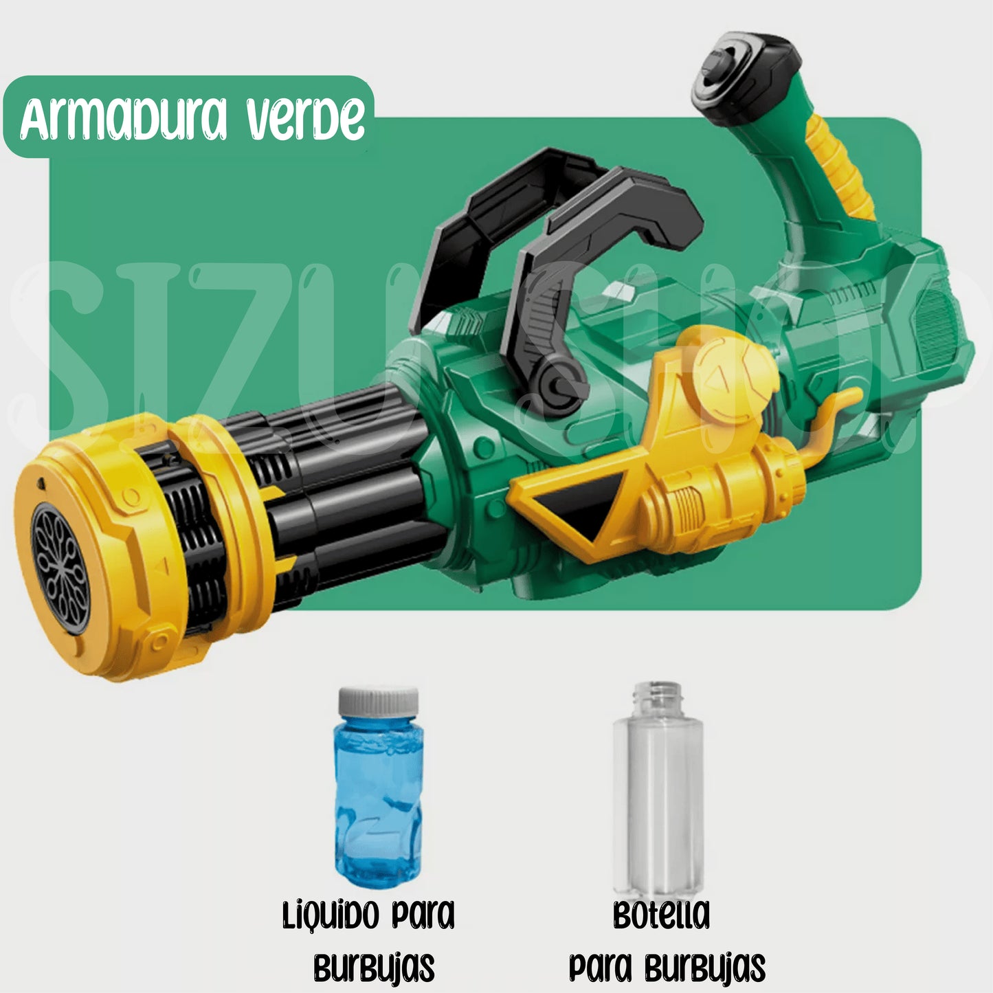 Super Bazooka automática de burbujas