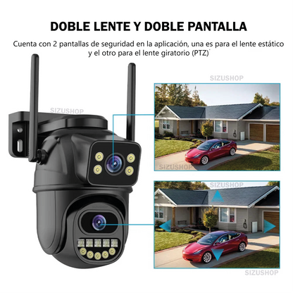 Cámara de seguridad Doble Lente