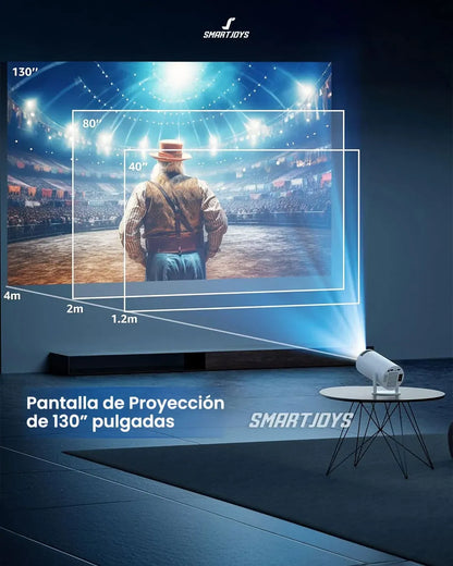 Proyector Gamer Ultra HD + 2 mandos