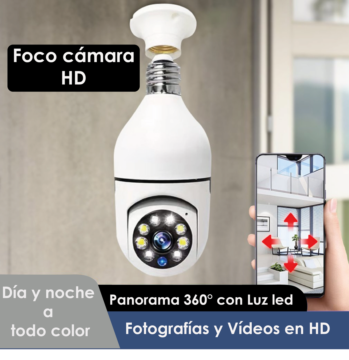 CÁMARA FOCO 360°